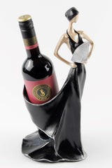 Weinhalter | Weinflaschenhalter | Lady in Schwarz | Weinflaschenhalter | Weinliebhaber | Rotwein Flaschenständer | Rotwein Flaschenhalter